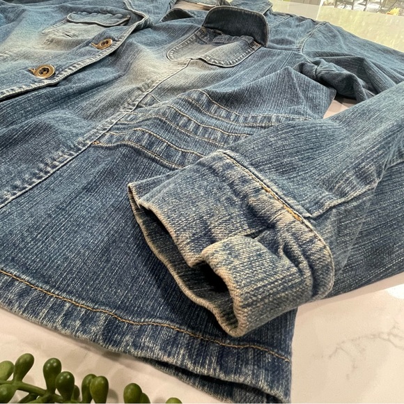Vintage Coldwater Creek Blue Jean Denim Jacket - Picture 5 of 13